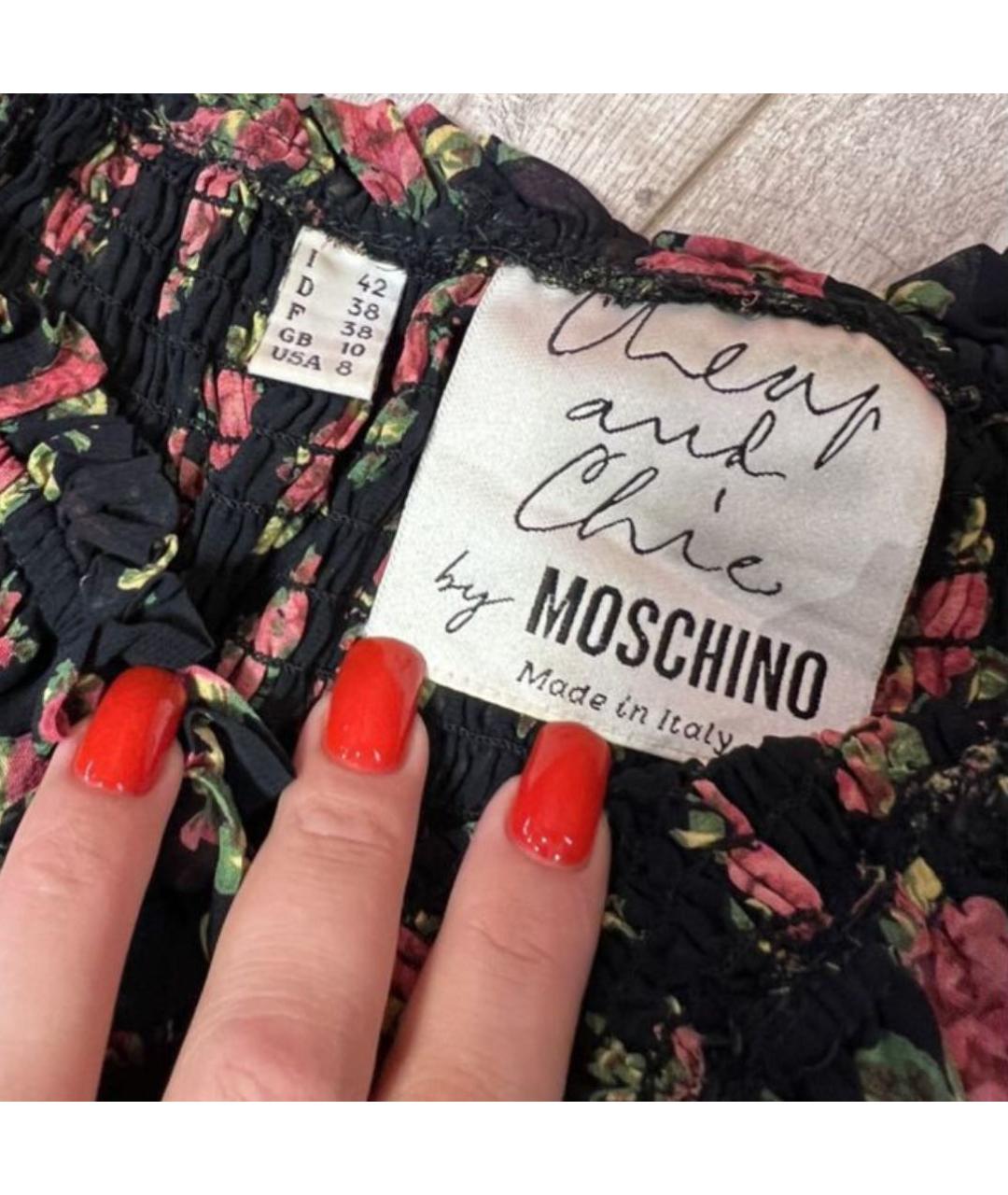 MOSCHINO Красная вискозная блузы, фото 4