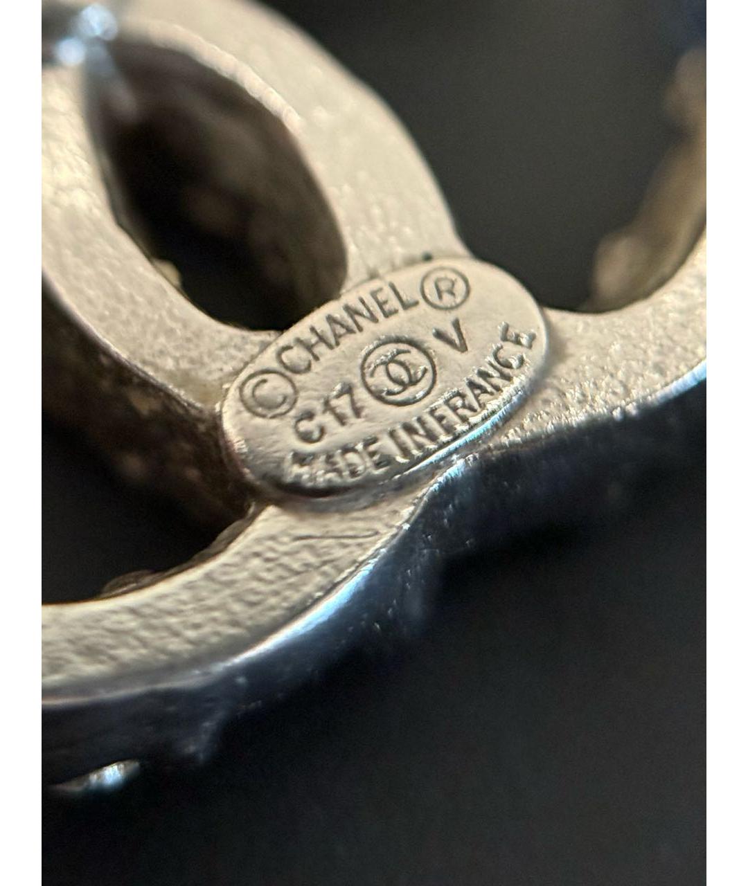 CHANEL Золотые серьги, фото 6