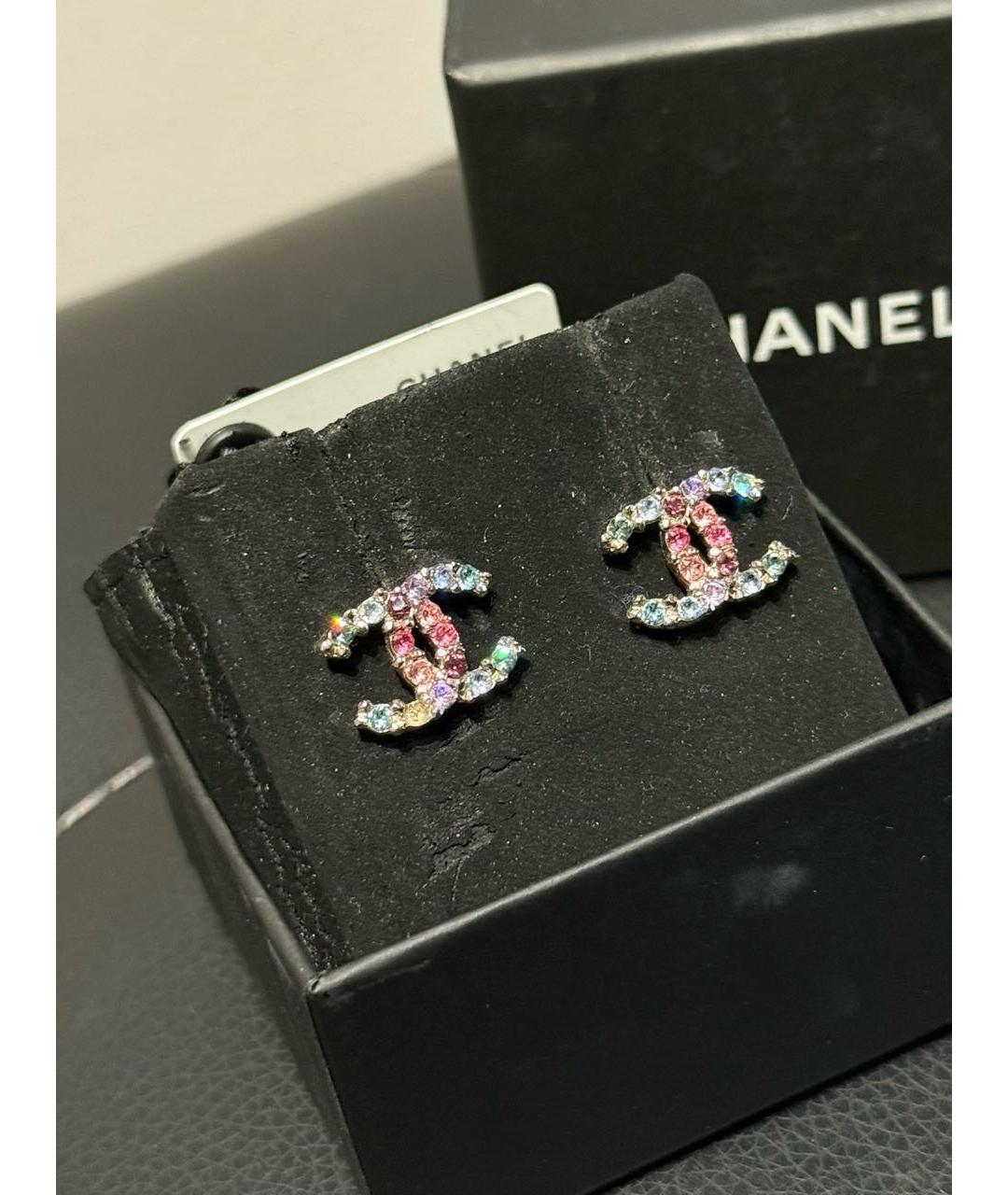 CHANEL Золотые серьги, фото 2