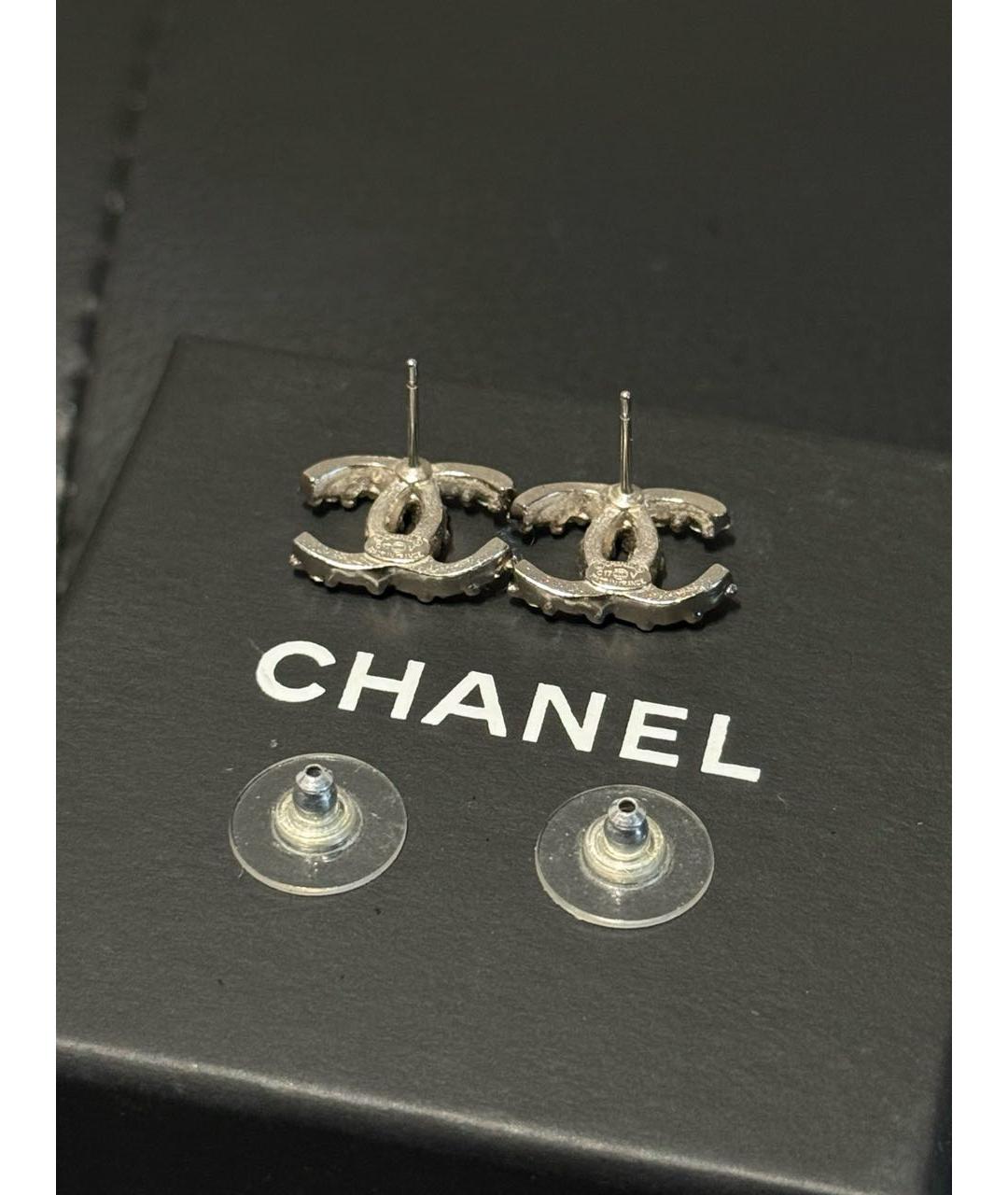 CHANEL Золотые серьги, фото 4