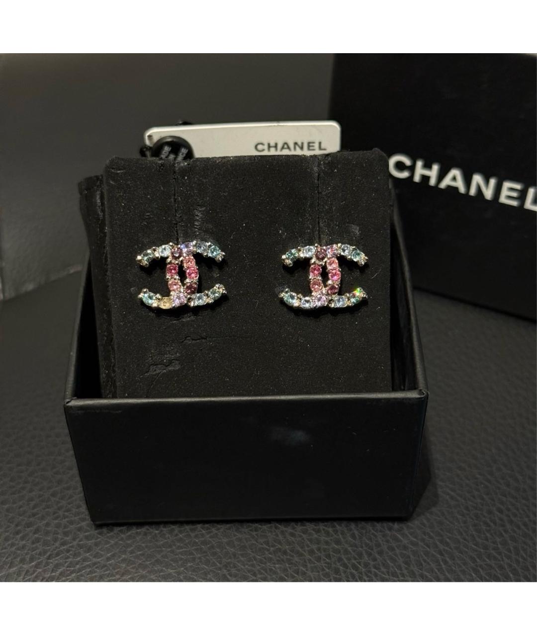 CHANEL Золотые серьги, фото 8