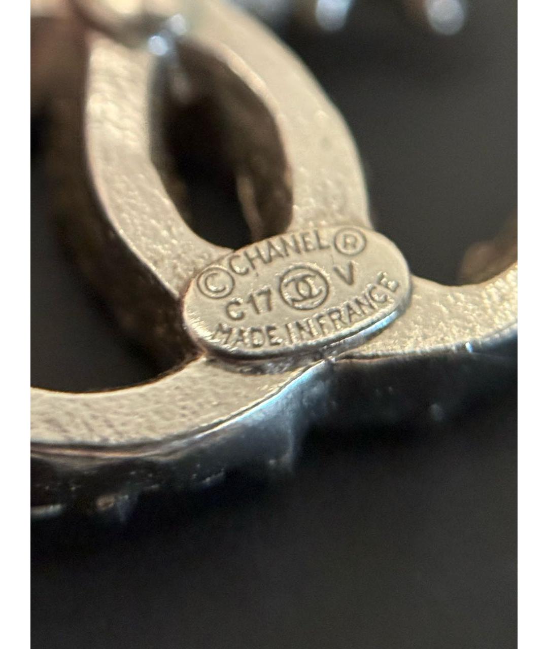 CHANEL Золотые серьги, фото 7