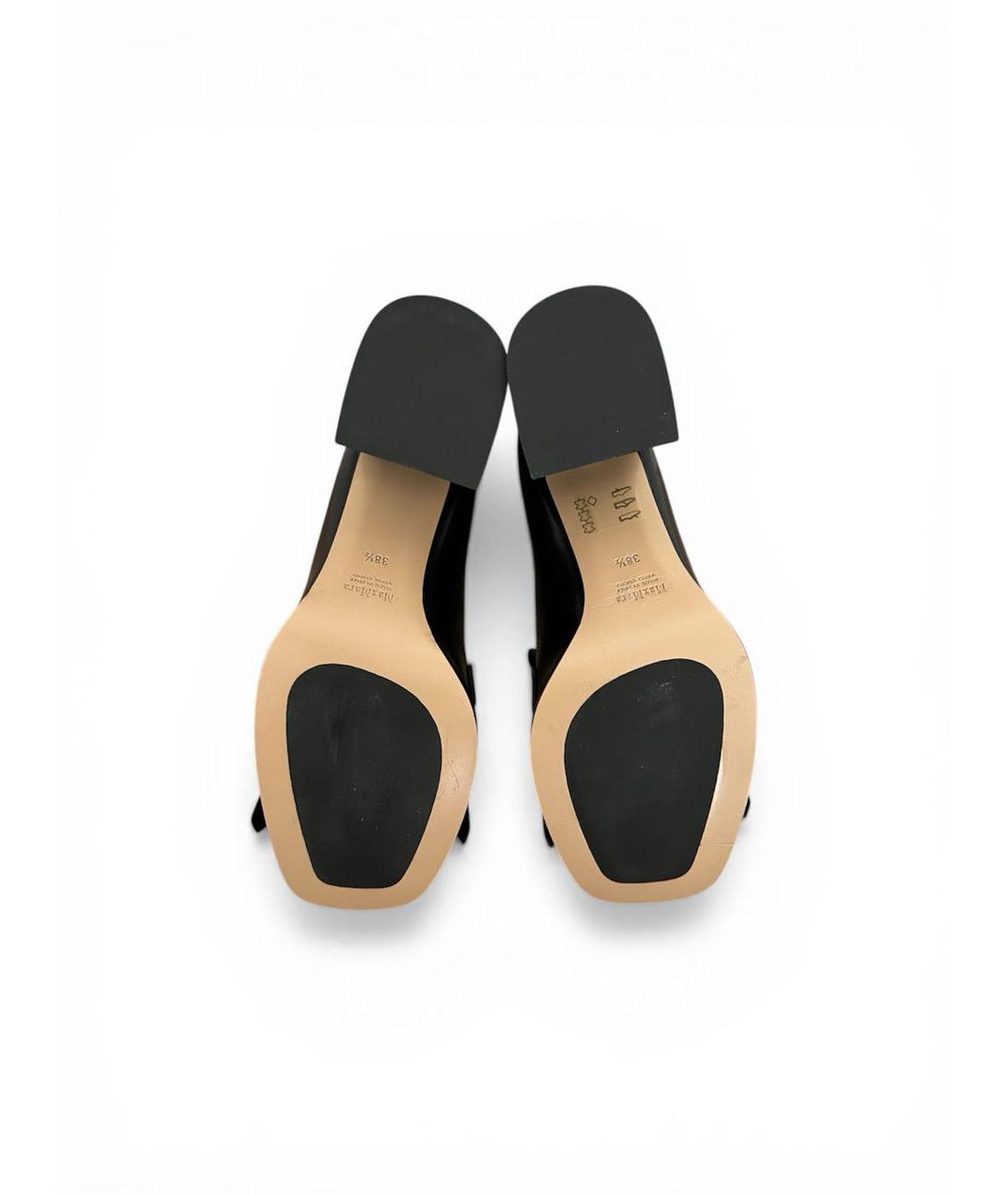 MAX MARA Черные кожаные туфли, фото 6