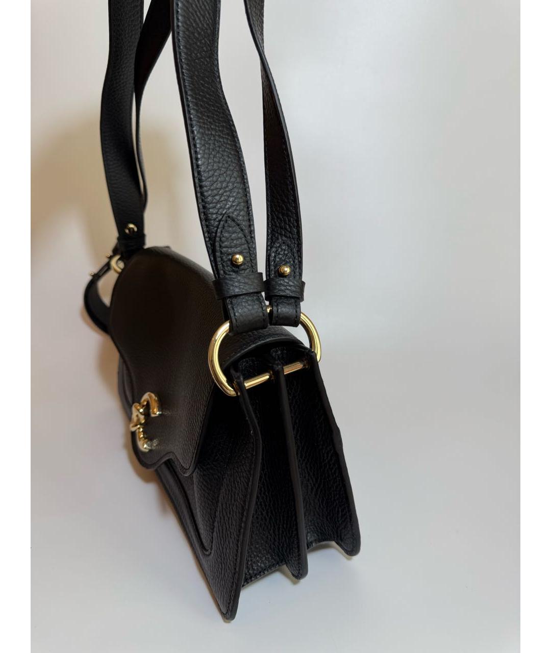 COCCINELLE Черная кожаная сумка через плечо, фото 2