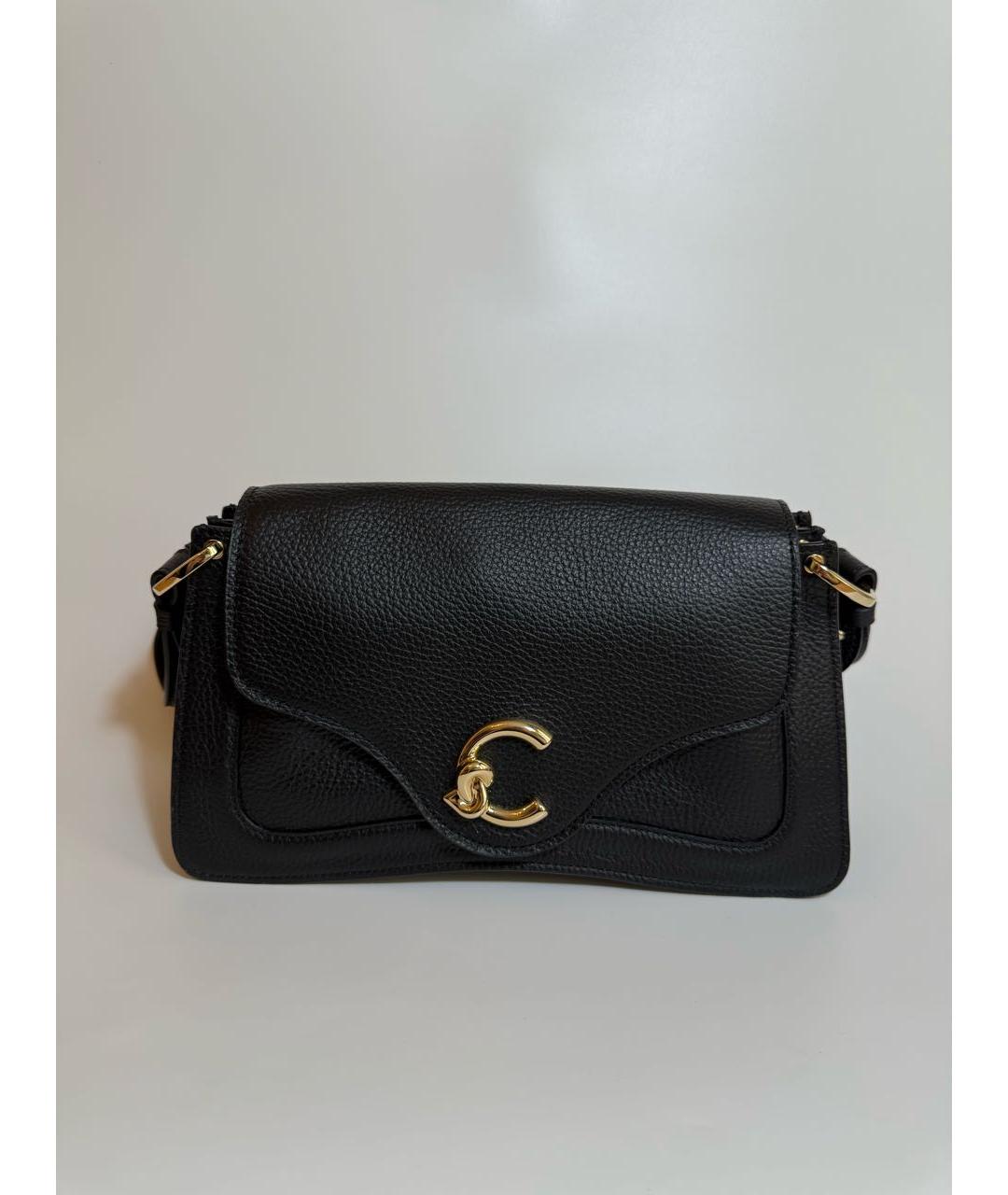 COCCINELLE Черная кожаная сумка через плечо, фото 7