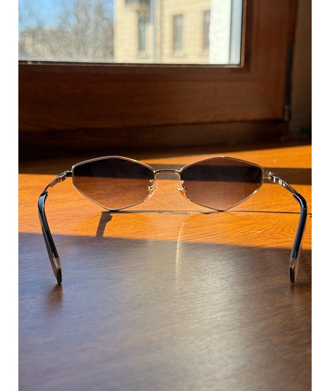 FURLA Золотые солнцезащитные очки, фото 6