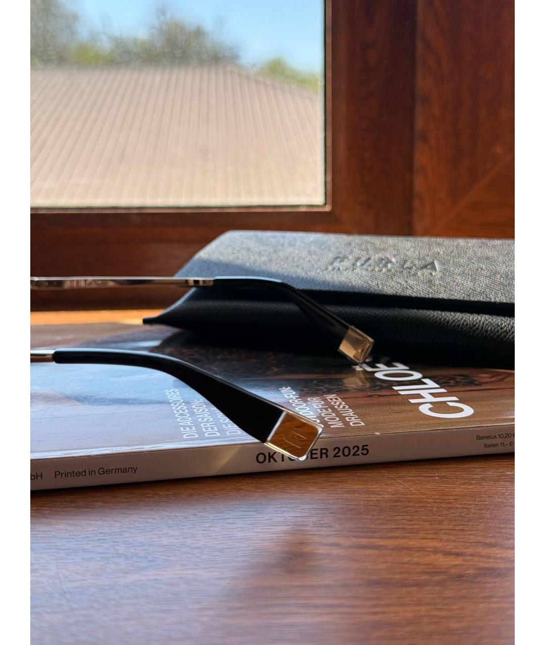 FURLA Золотые солнцезащитные очки, фото 7