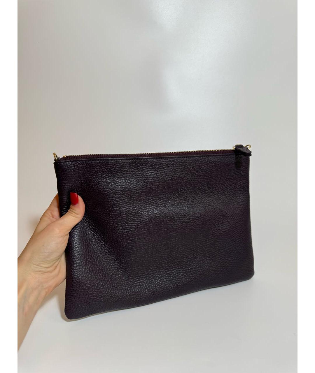 COCCINELLE Фиолетовая кожаная сумка через плечо, фото 3