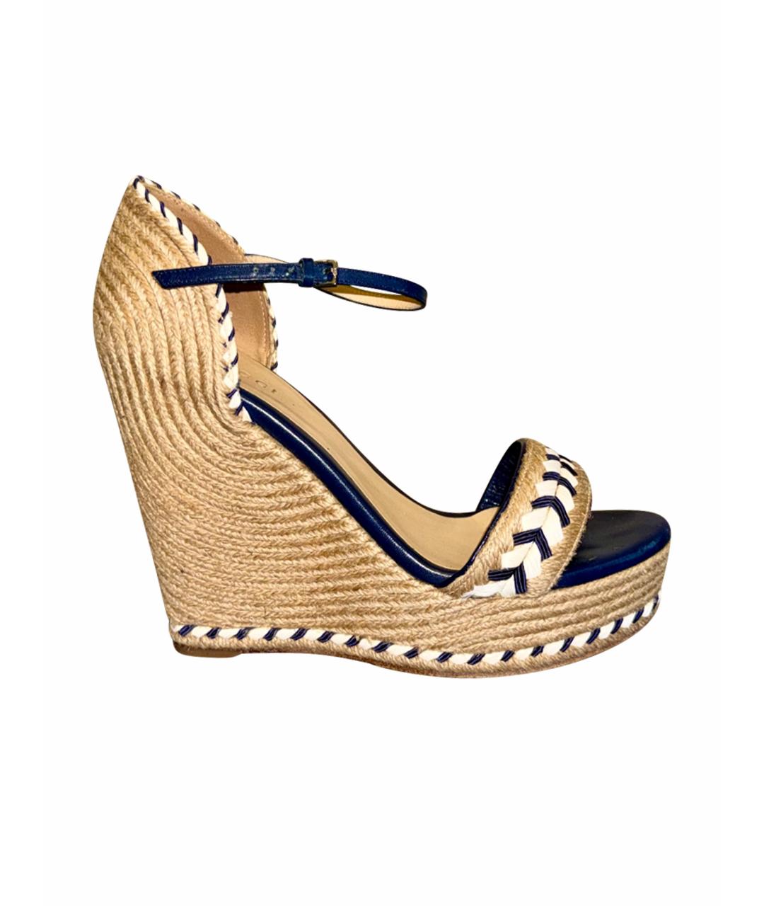 GUCCI Кожаные босоножки, фото 1