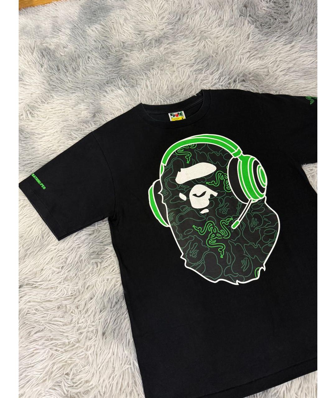 BAPE Черная футболка, фото 4