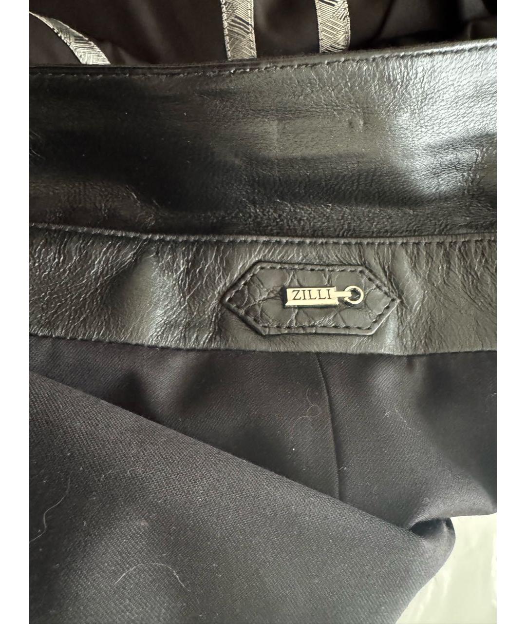 ZILLI Черная шелковая куртка, фото 4