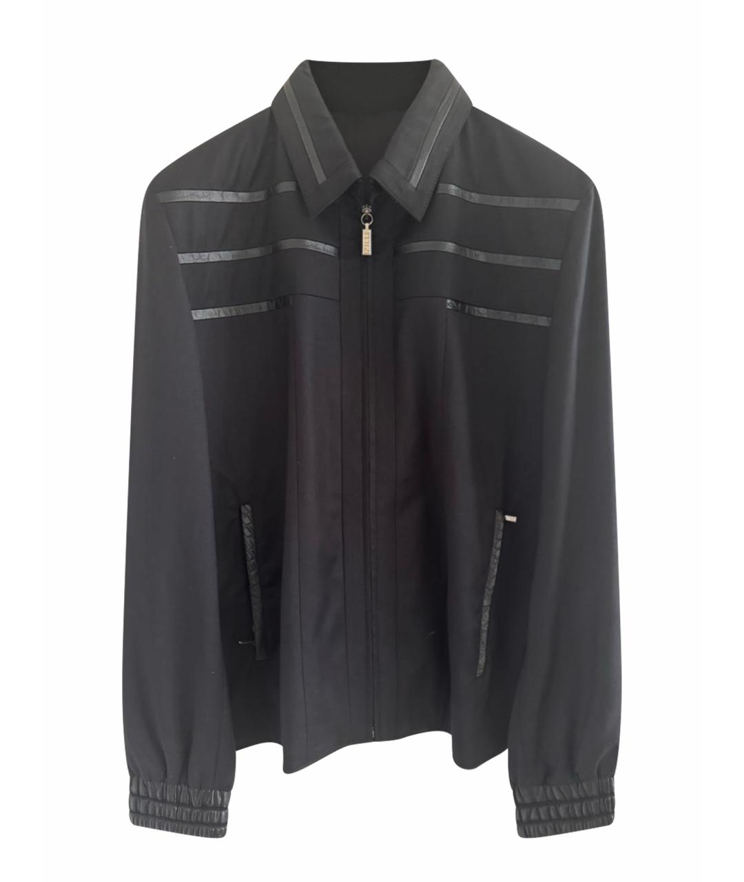 ZILLI Черная шелковая куртка, фото 1