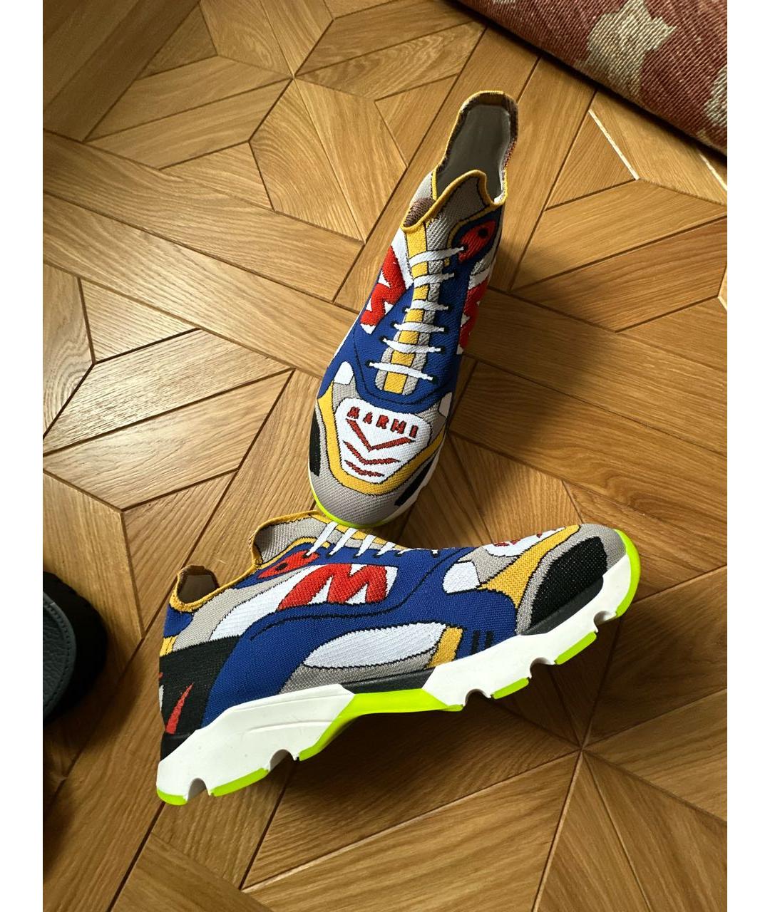 MARNI Низкие кроссовки / кеды, фото 5