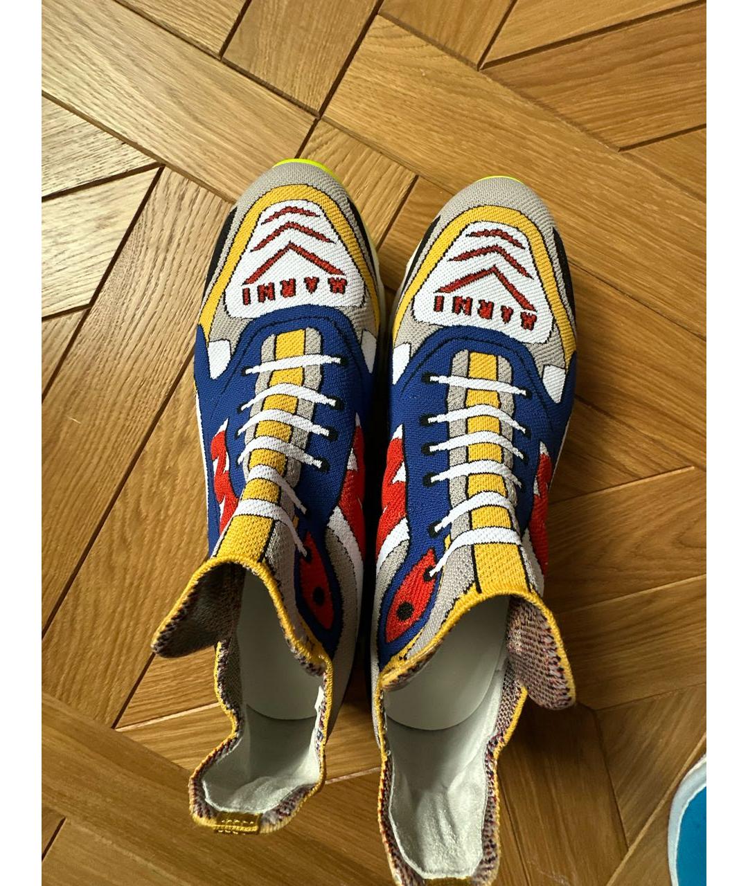 MARNI Низкие кроссовки / кеды, фото 3