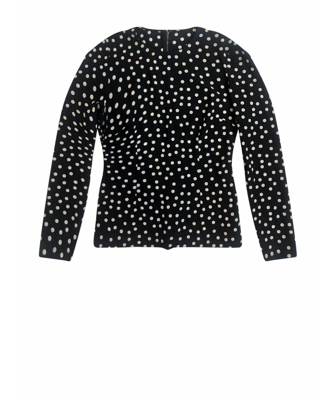 DOLCE&GABBANA Черная шелковая блузы, фото 1