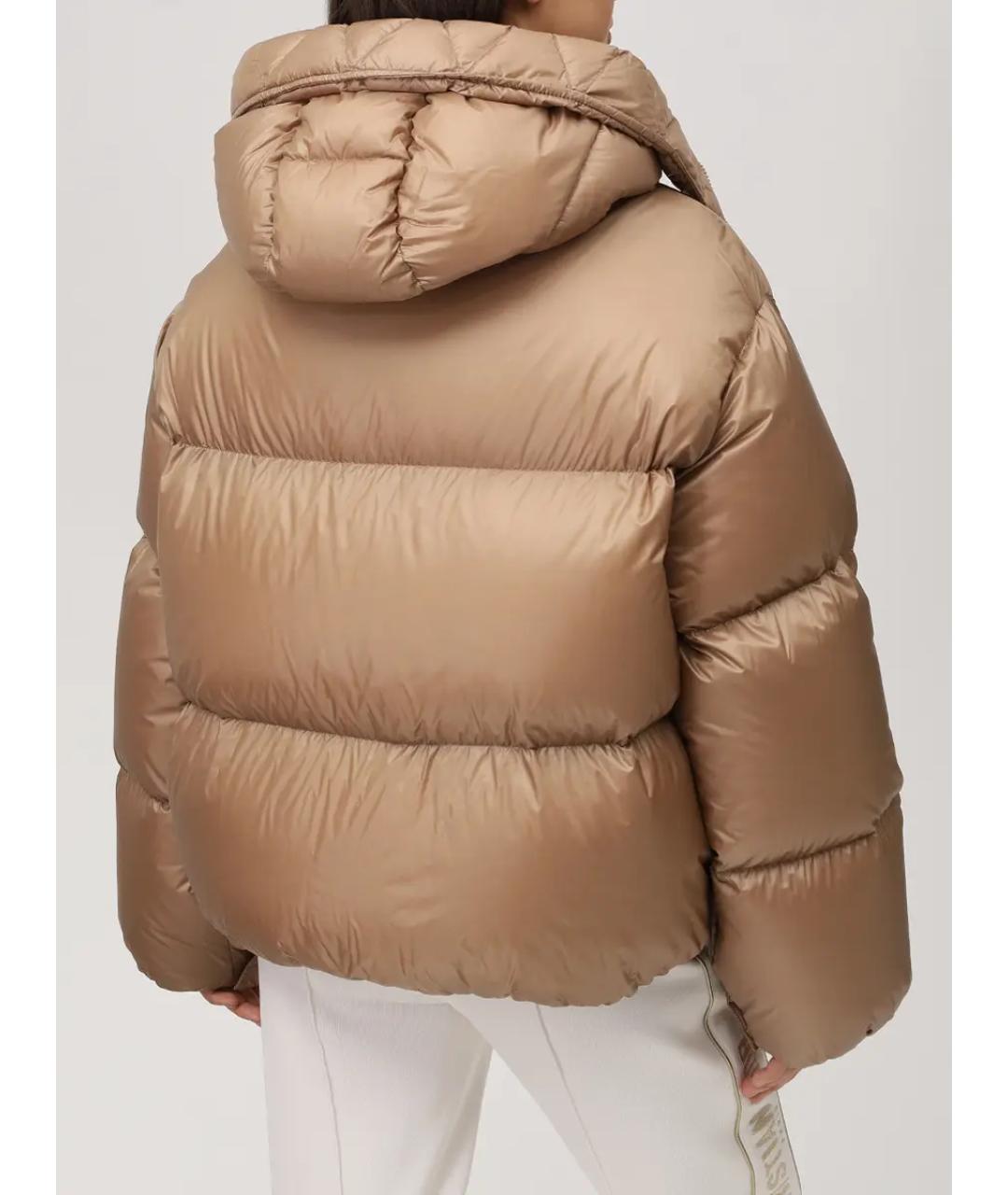 MONCLER Бежевый пуховик, фото 3