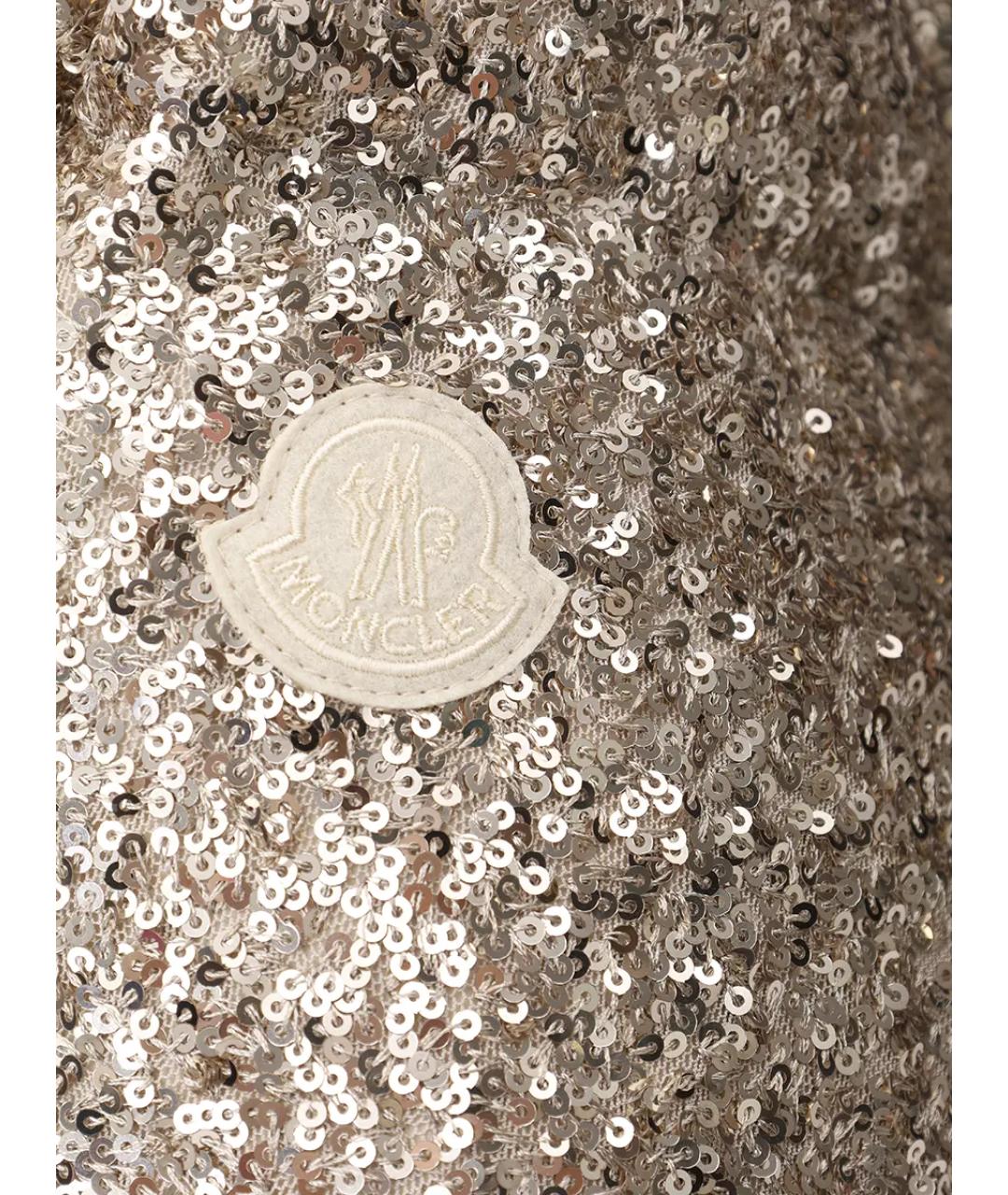 MONCLER Золотой пуховик, фото 6