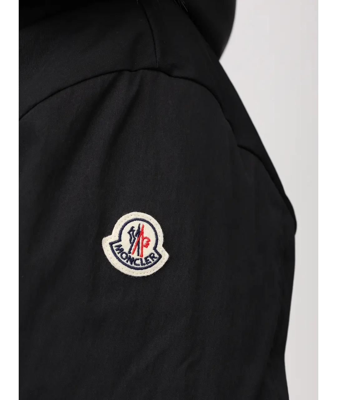 MONCLER Черная парка, фото 6