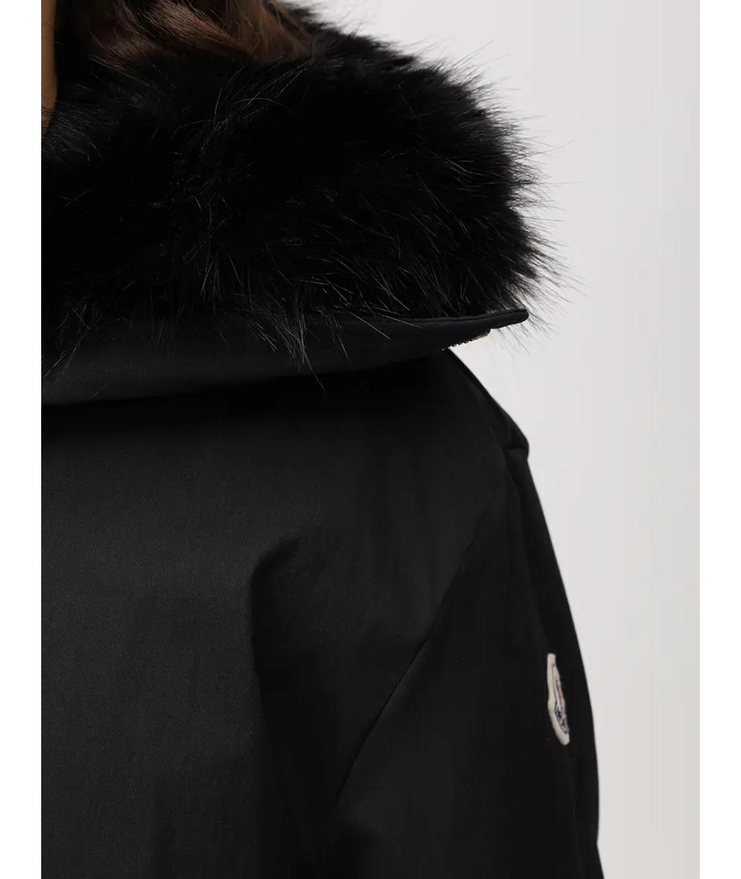 MONCLER Черная парка, фото 5