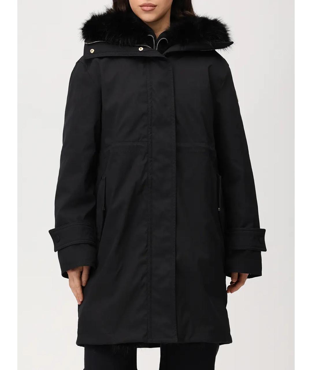 MONCLER Черная парка, фото 4