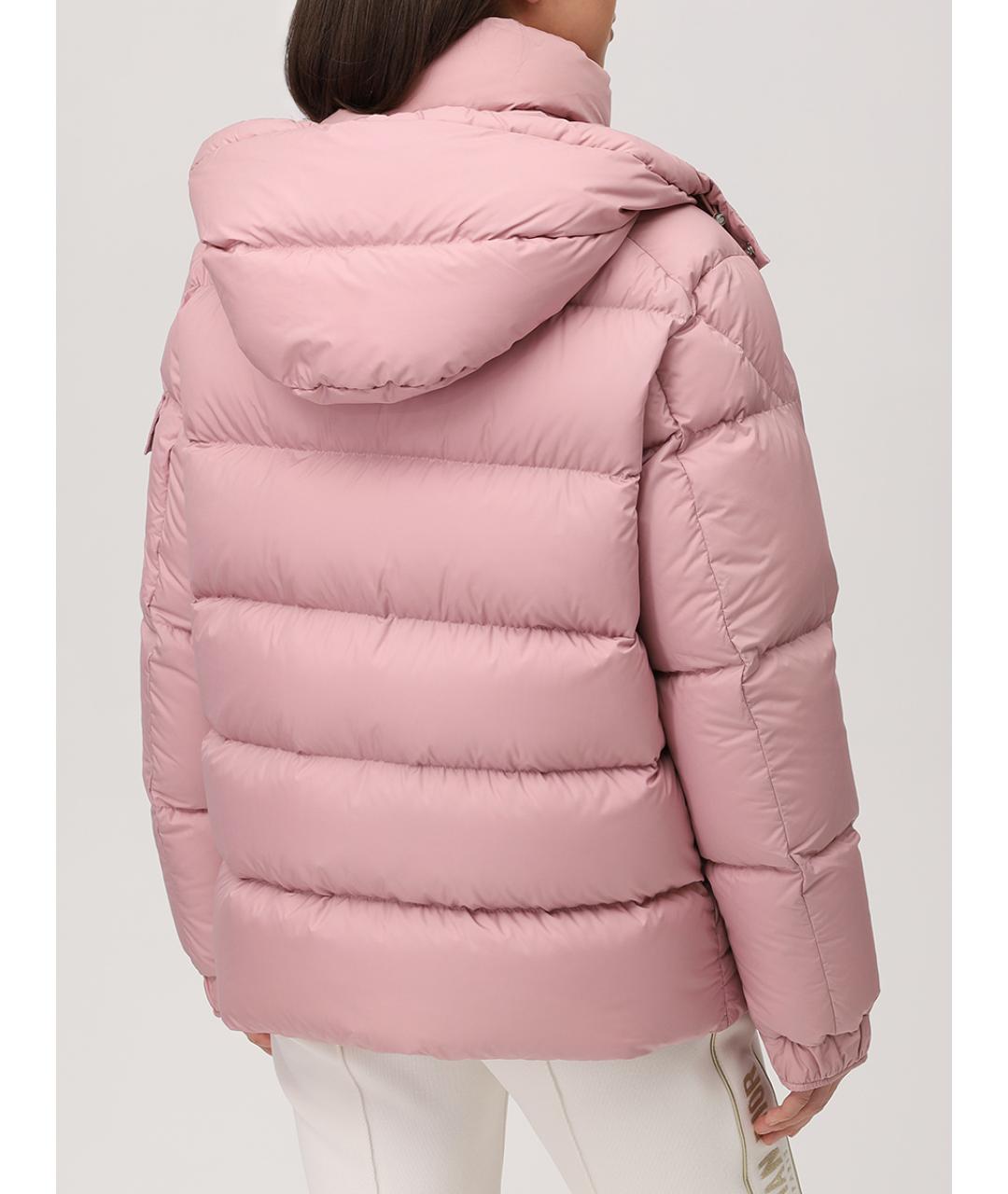 MONCLER Розовый пуховик, фото 3
