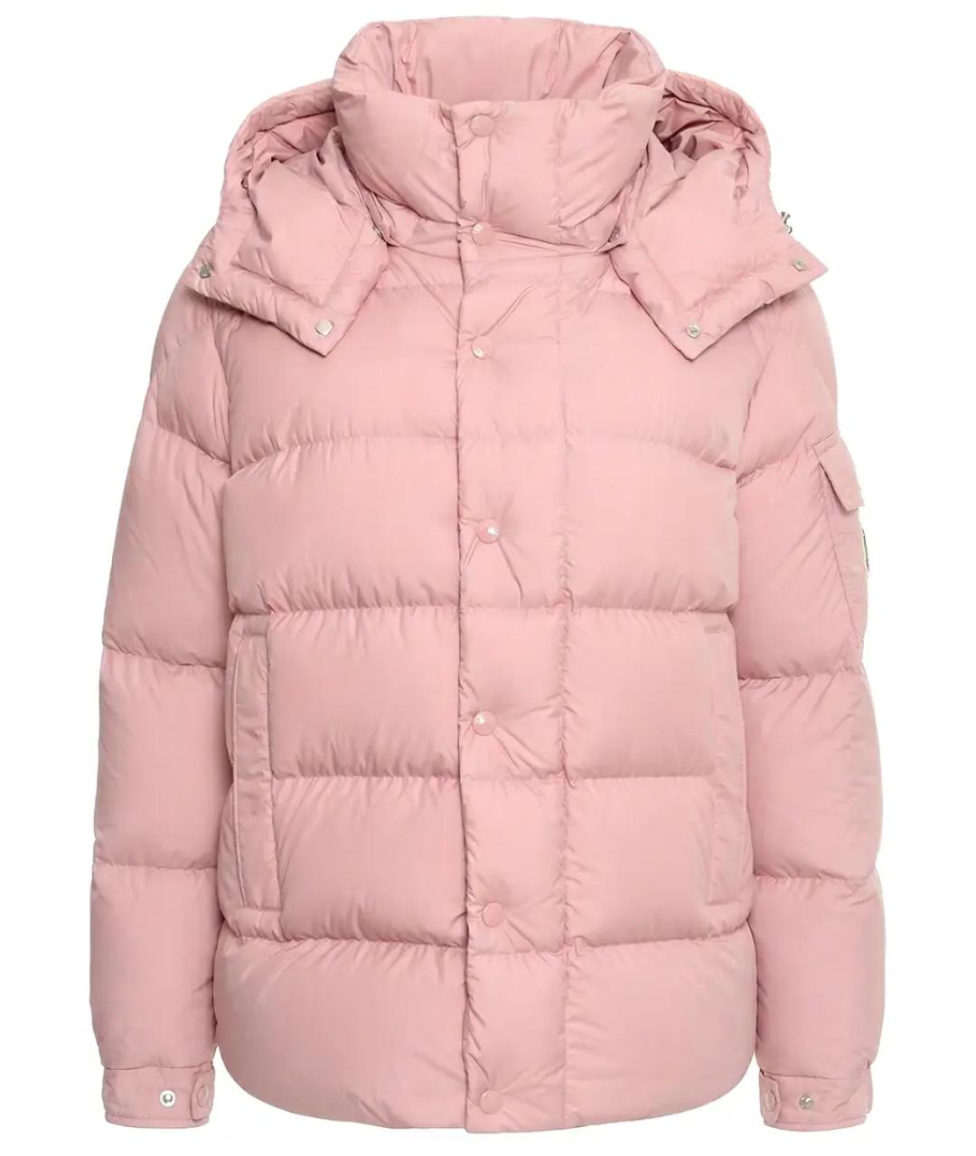 MONCLER Розовый пуховик, фото 1