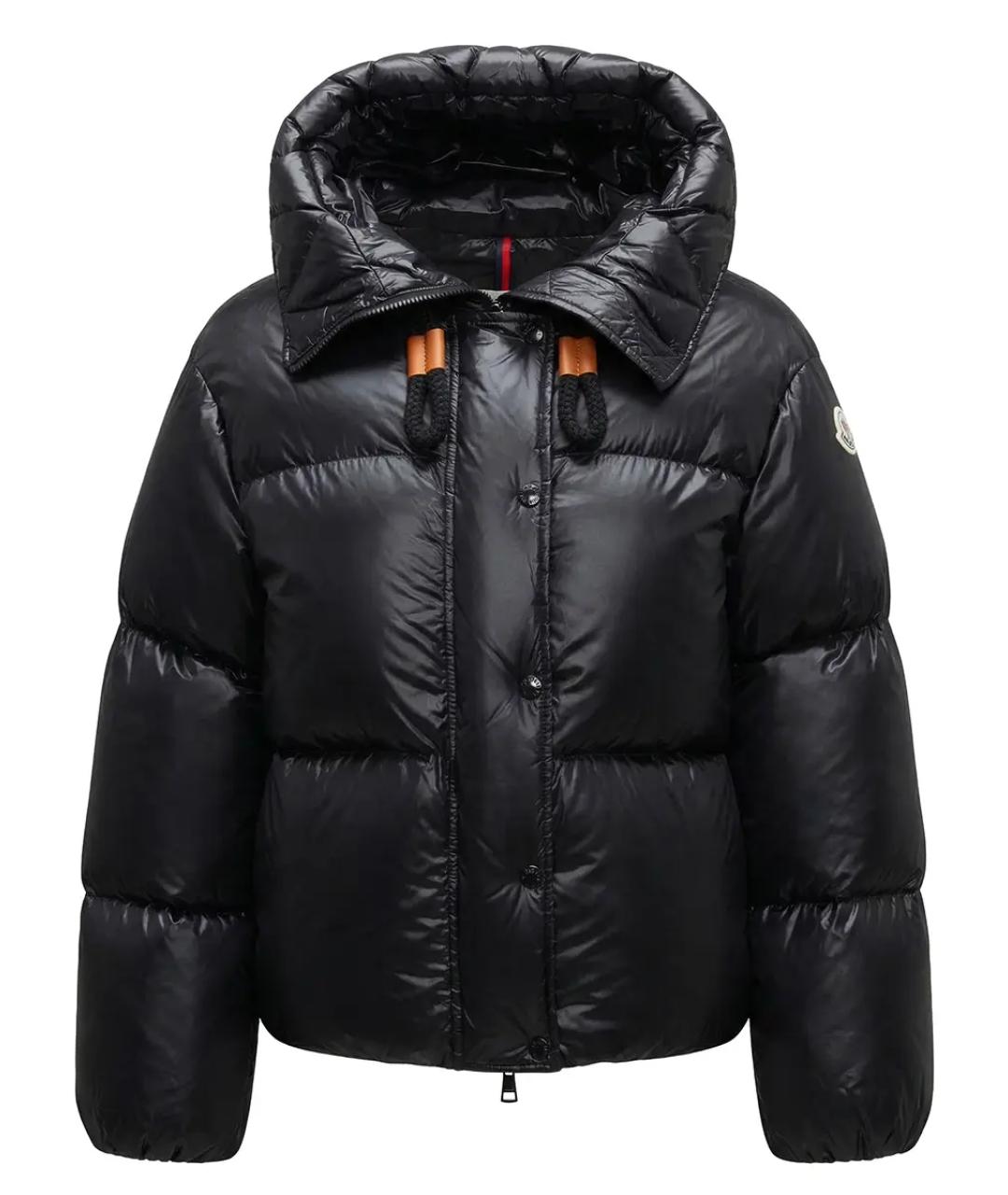 MONCLER Черный пуховик, фото 1