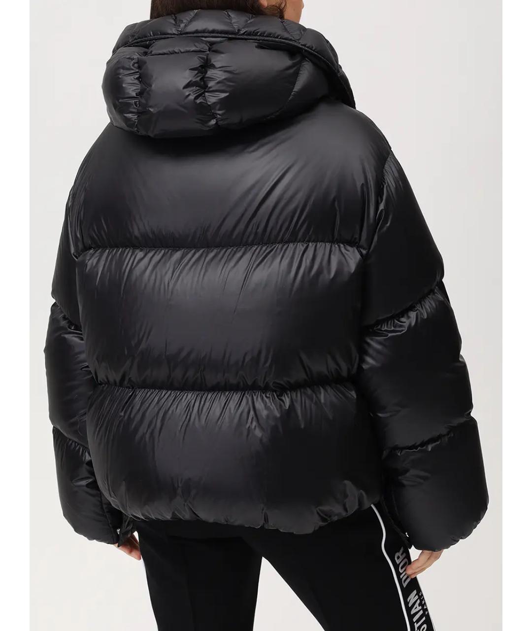 MONCLER Черный пуховик, фото 3