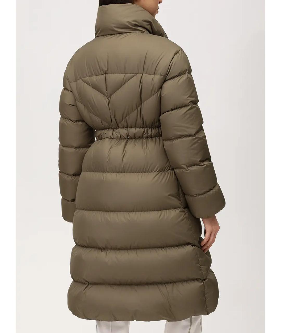 MONCLER Коричневый пуховик, фото 3