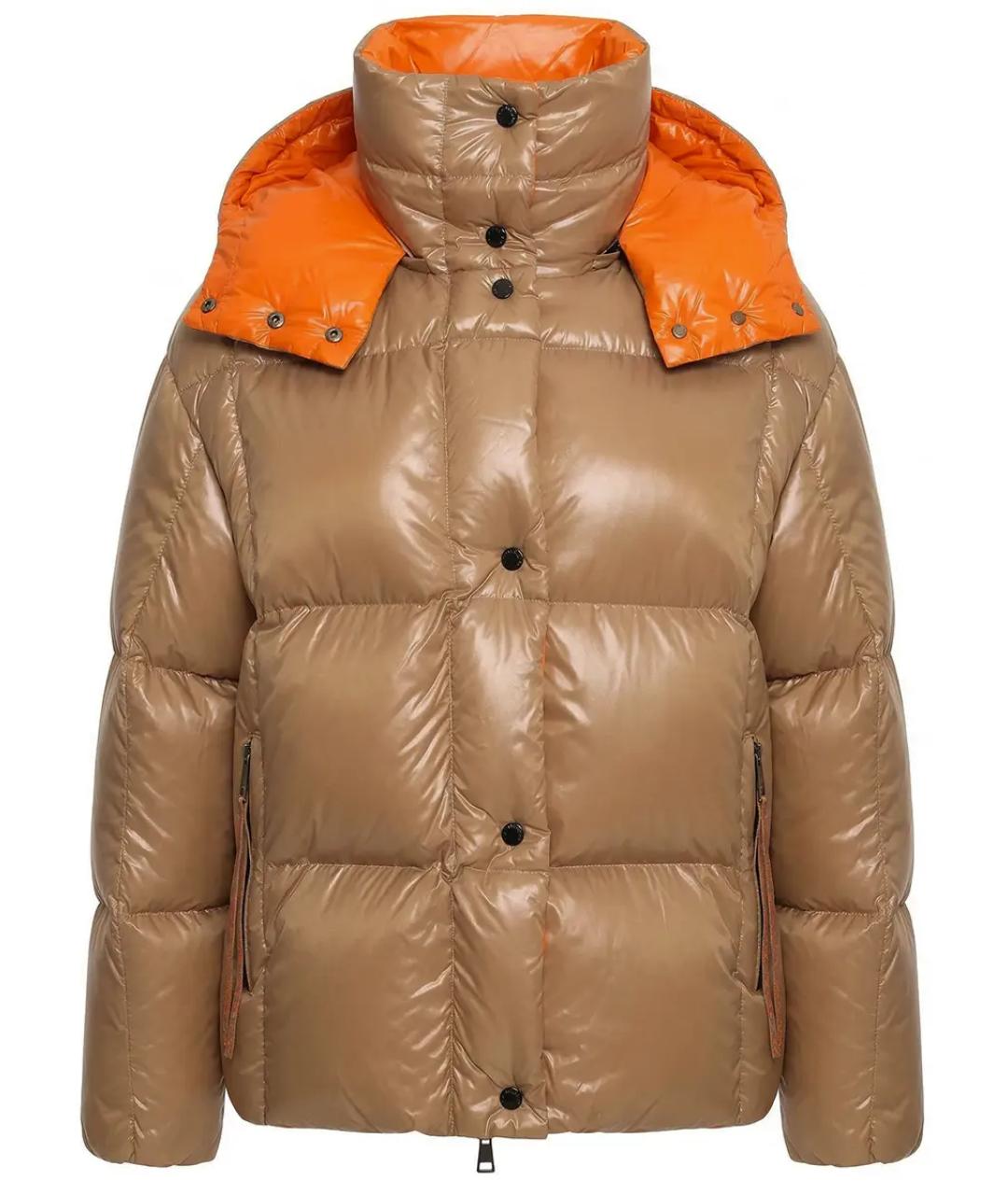 MONCLER Бежевый пуховик, фото 1