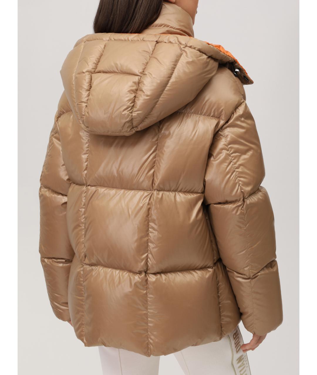 MONCLER Бежевый пуховик, фото 3