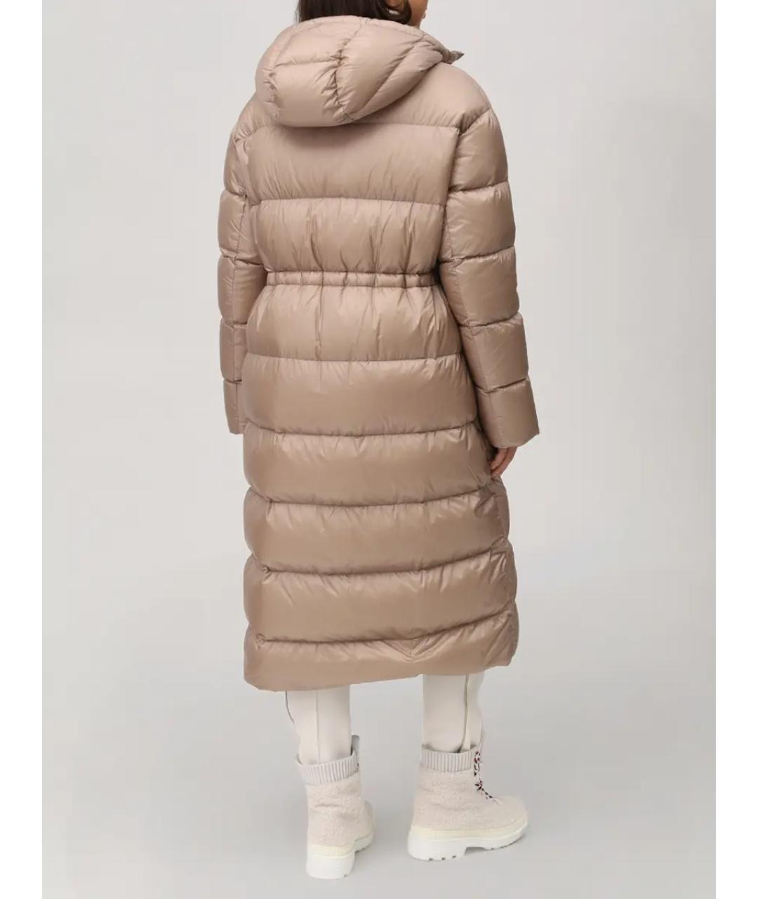 MONCLER Бежевый пуховик, фото 4