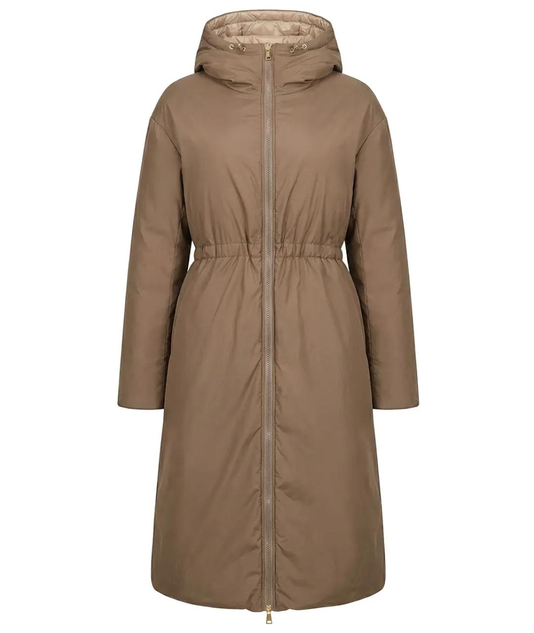 MONCLER Бежевый пуховик, фото 3