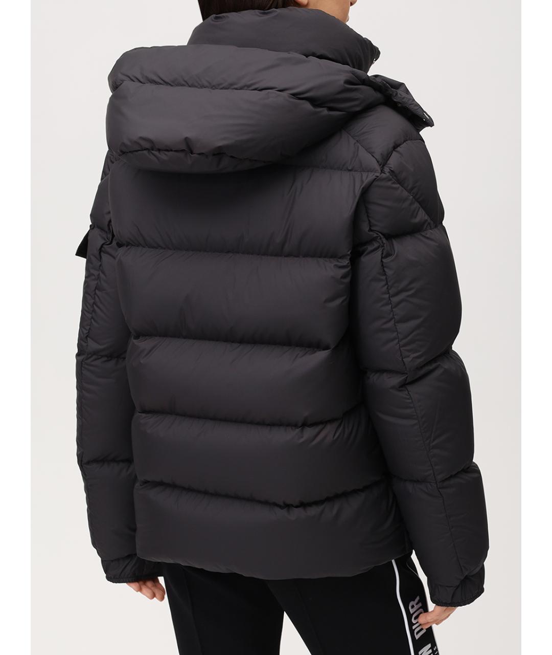 MONCLER Черный пуховик, фото 3