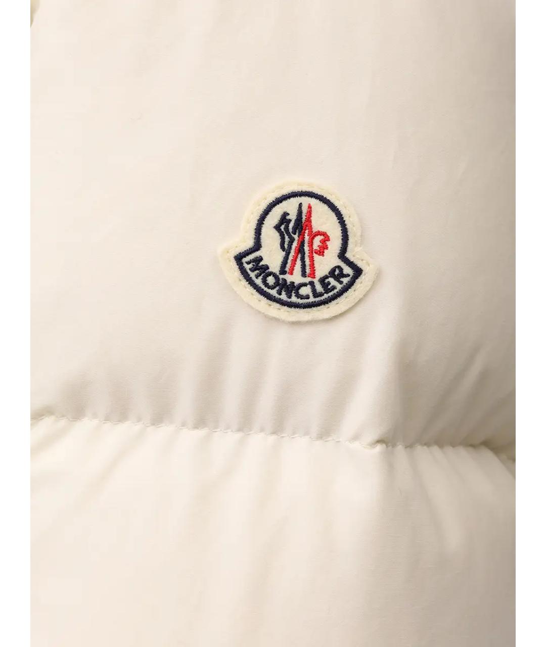 MONCLER Белый пуховик, фото 6