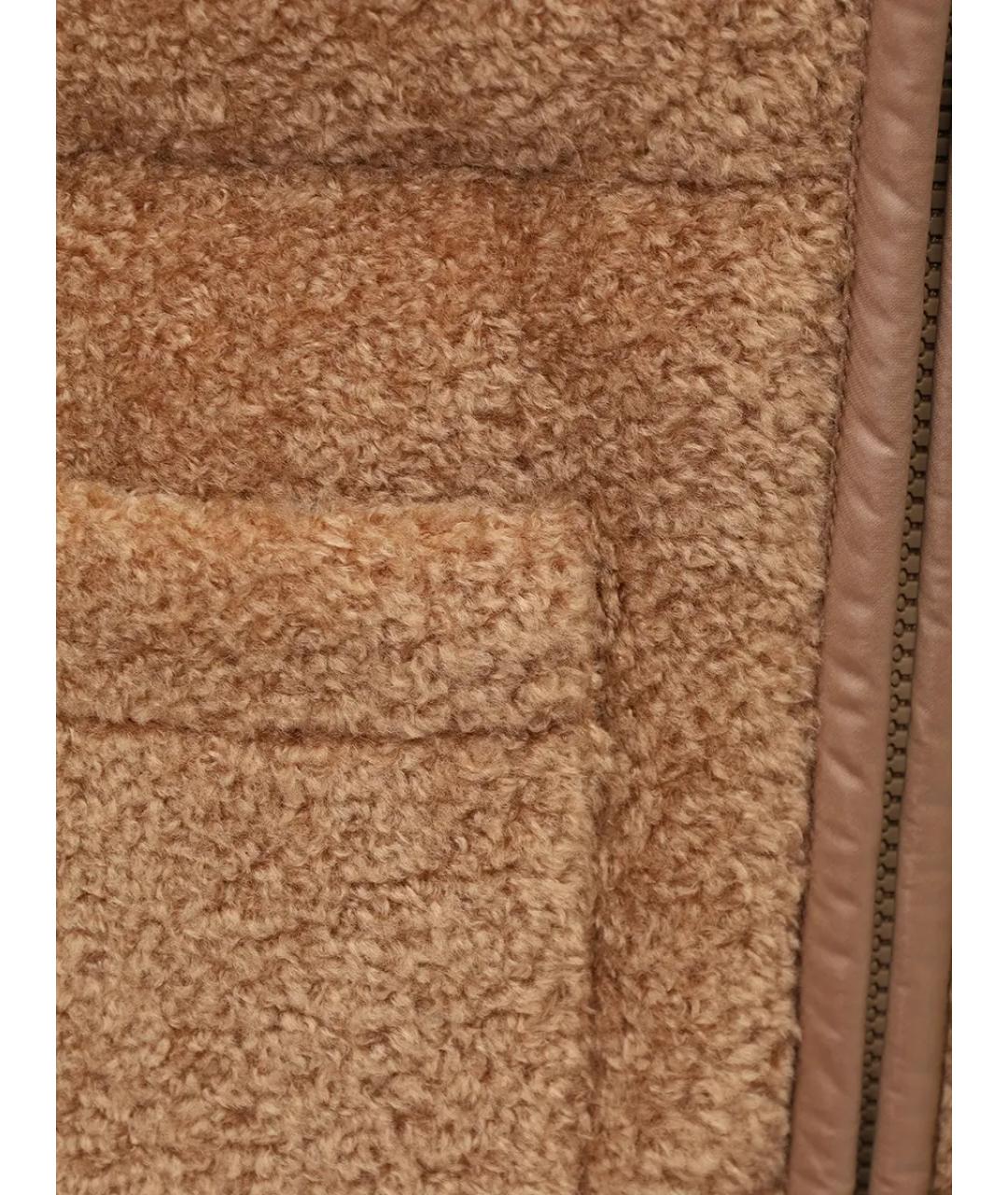 MONCLER Коричневый пуховик, фото 6