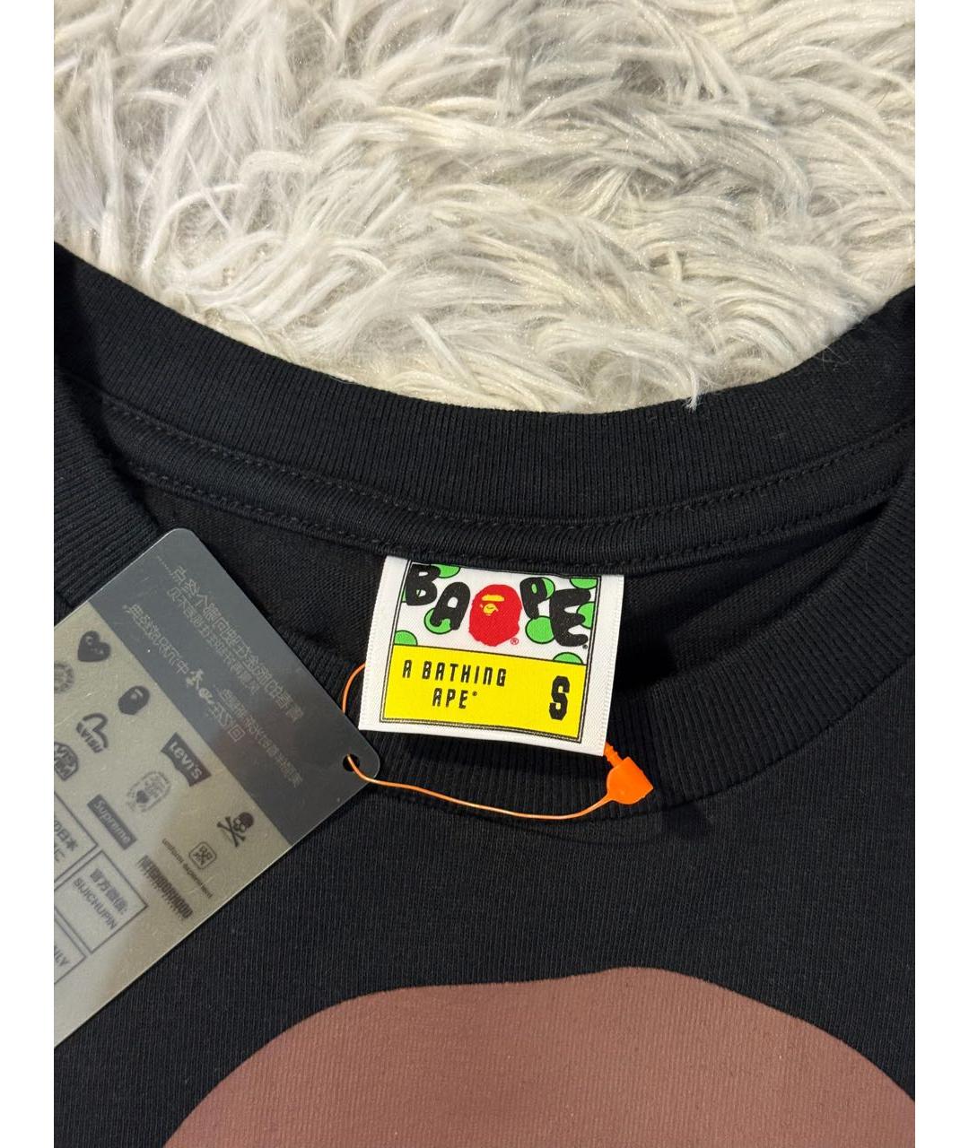 BAPE Черная футболка, фото 4