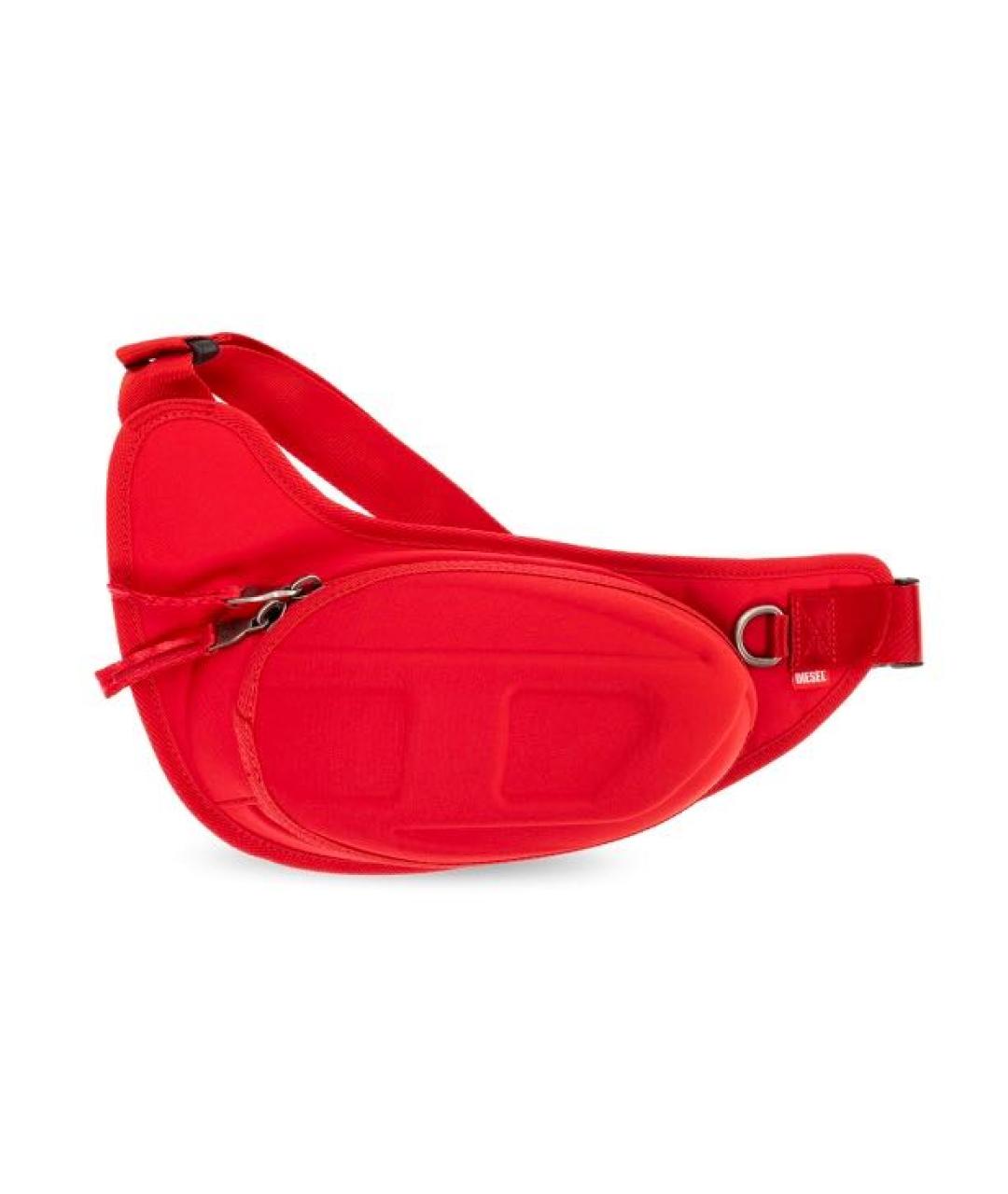 DIESEL Красная поясная сумка, фото 9
