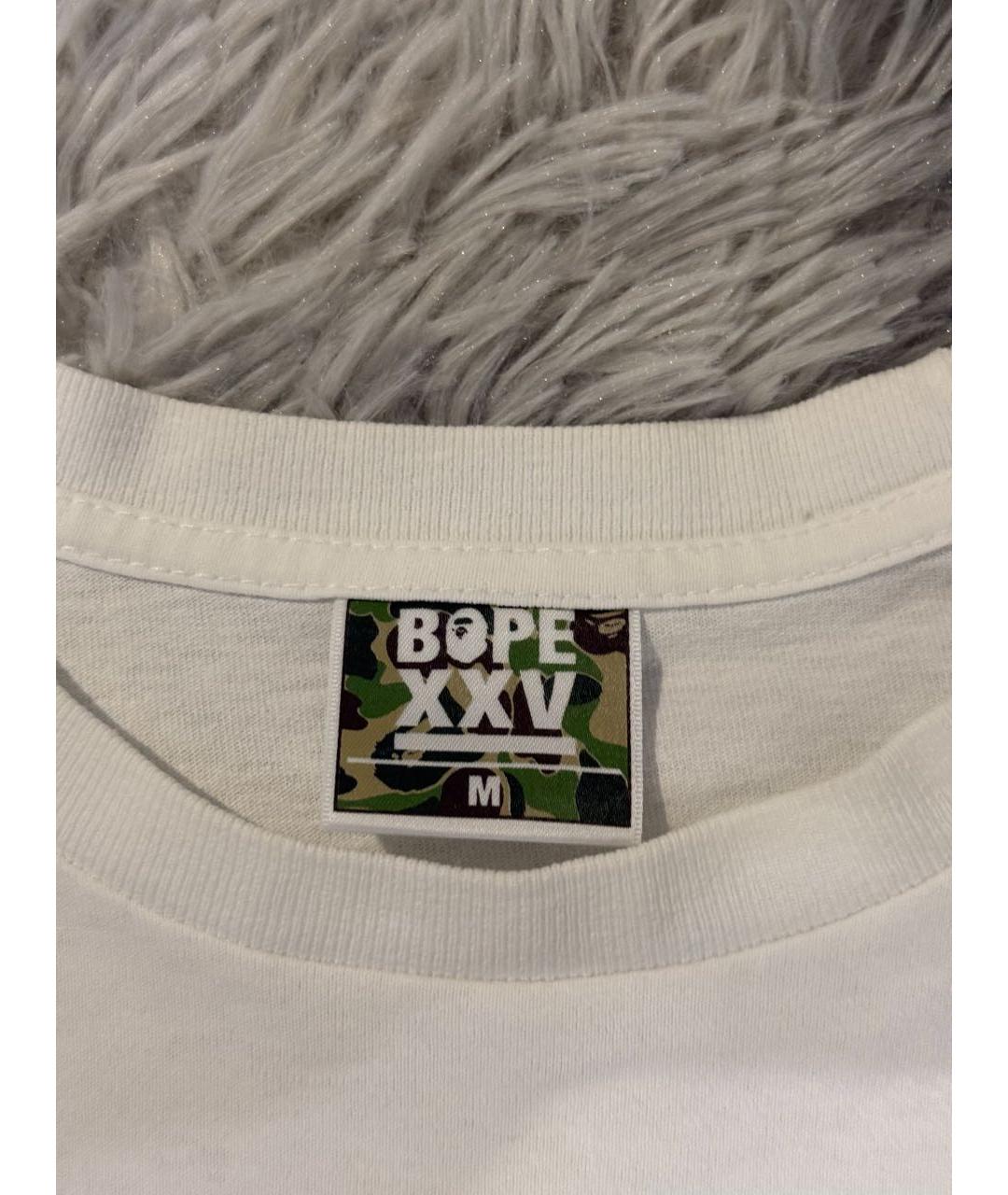 BAPE Белая футболка, фото 4