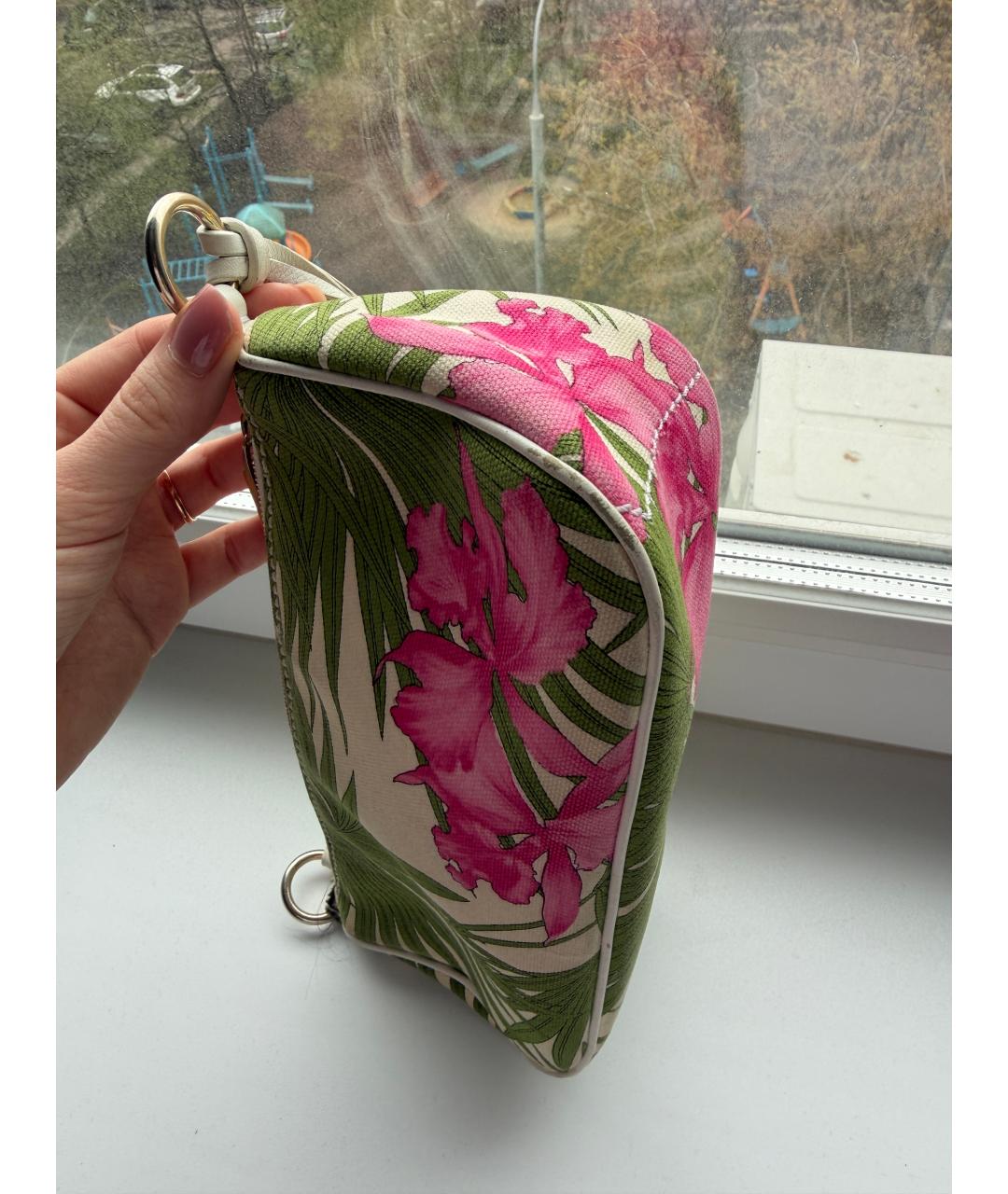 CELINE Мульти кожаная сумка с короткими ручками, фото 3