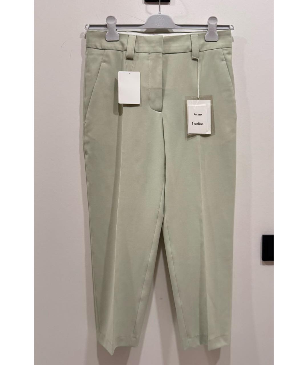 ACNE STUDIOS Салатовый хлопковый костюм с брюками, фото 2
