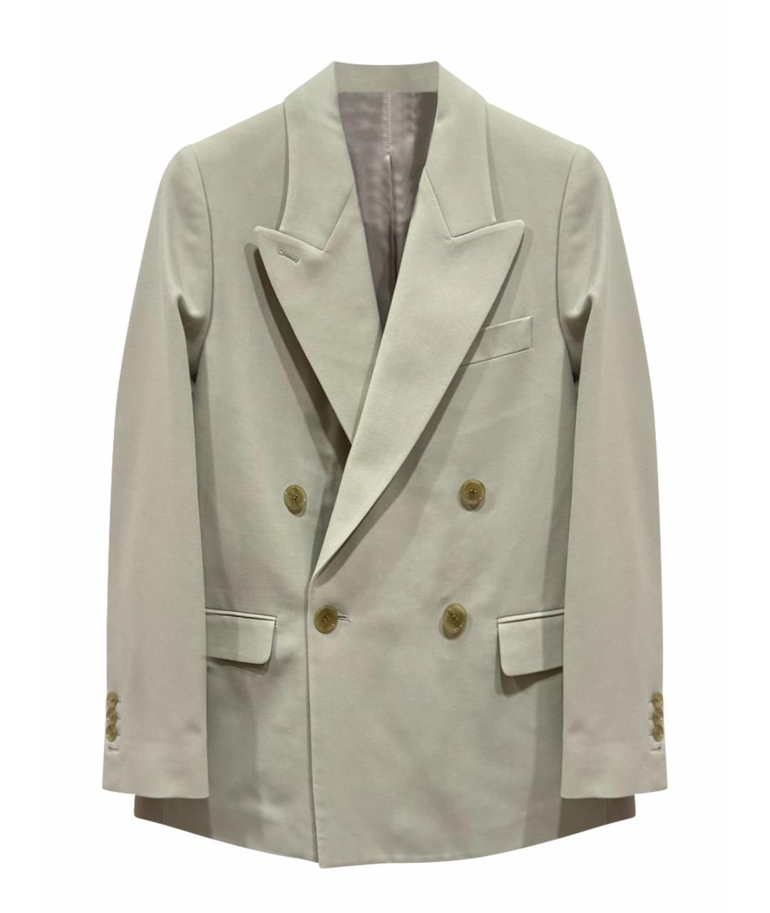 ACNE STUDIOS Салатовый хлопковый костюм с брюками, фото 1