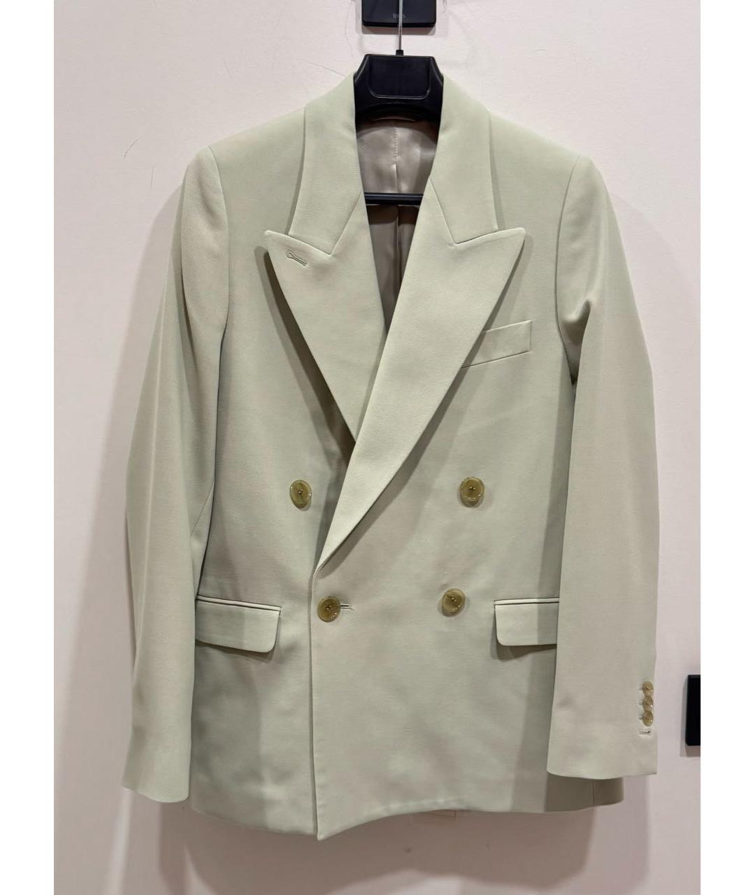 ACNE STUDIOS Салатовый хлопковый костюм с брюками, фото 8