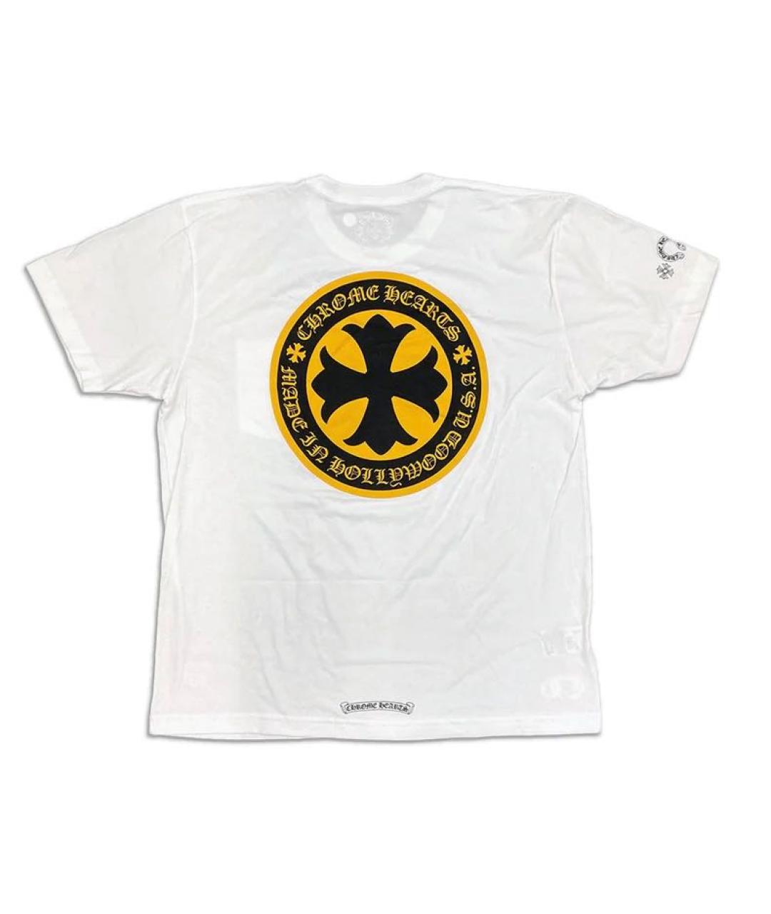 CHROME HEARTS Белая хлопковая футболка, фото 2