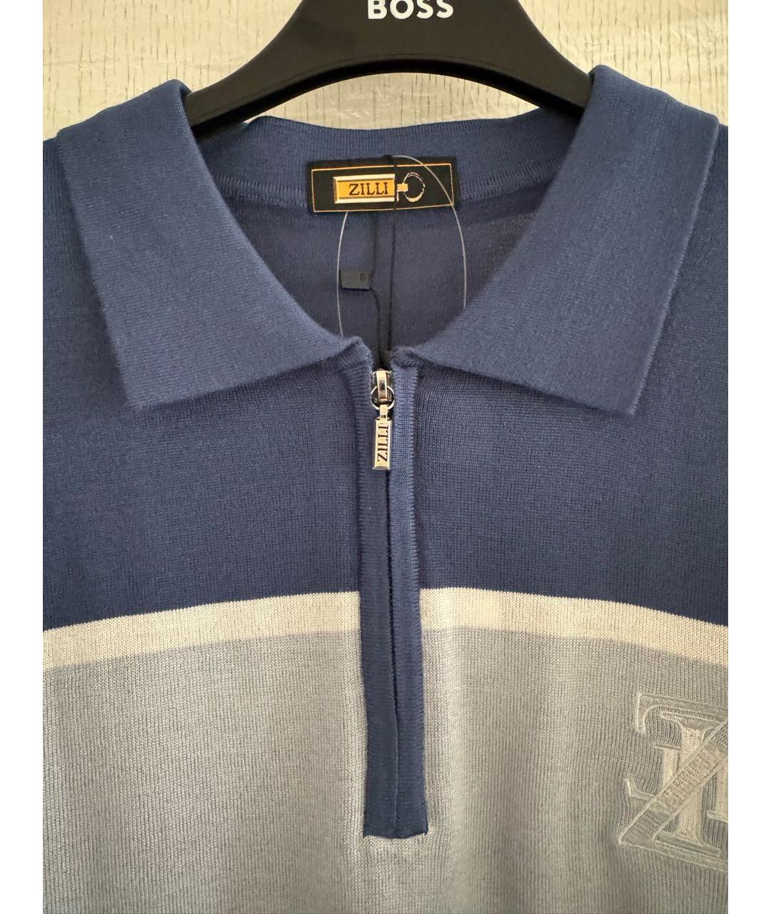 ZILLI Хлопковое поло с коротким рукавом, фото 3