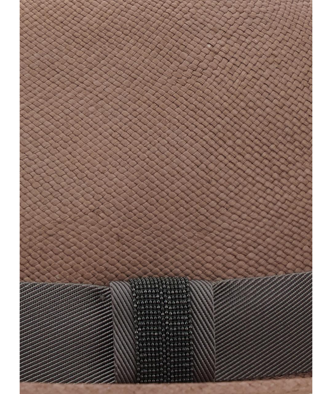 BRUNELLO CUCINELLI Бежевая шляпа, фото 3