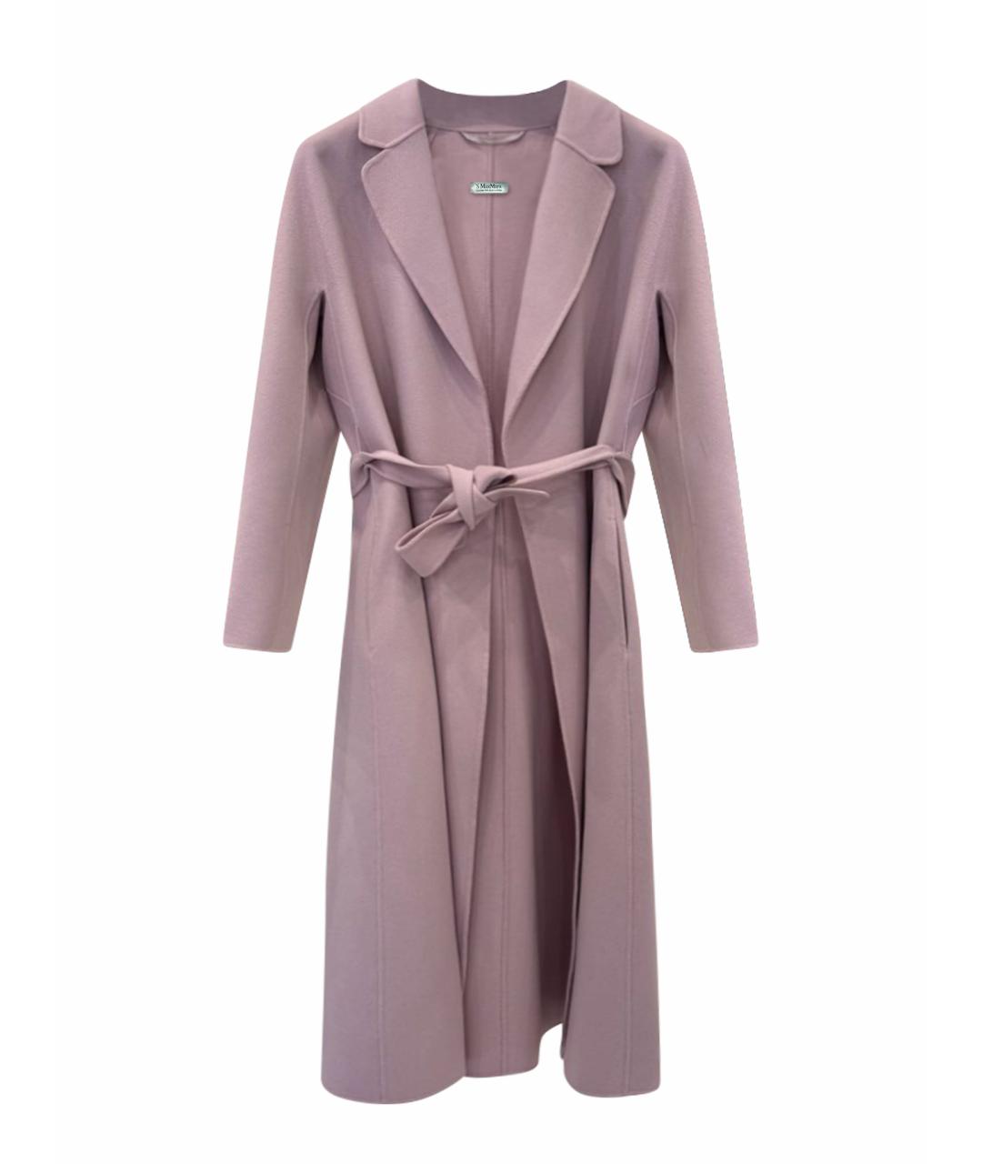 'S MAX MARA Розовое шерстяное пальто, фото 1