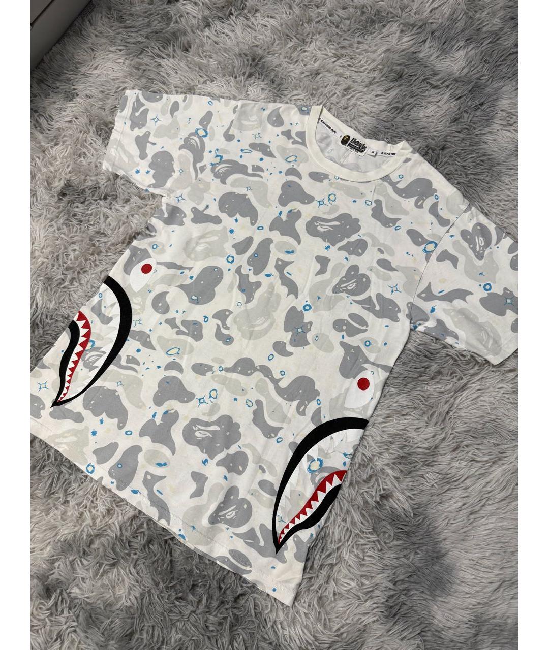 BAPE Белая футболка, фото 3