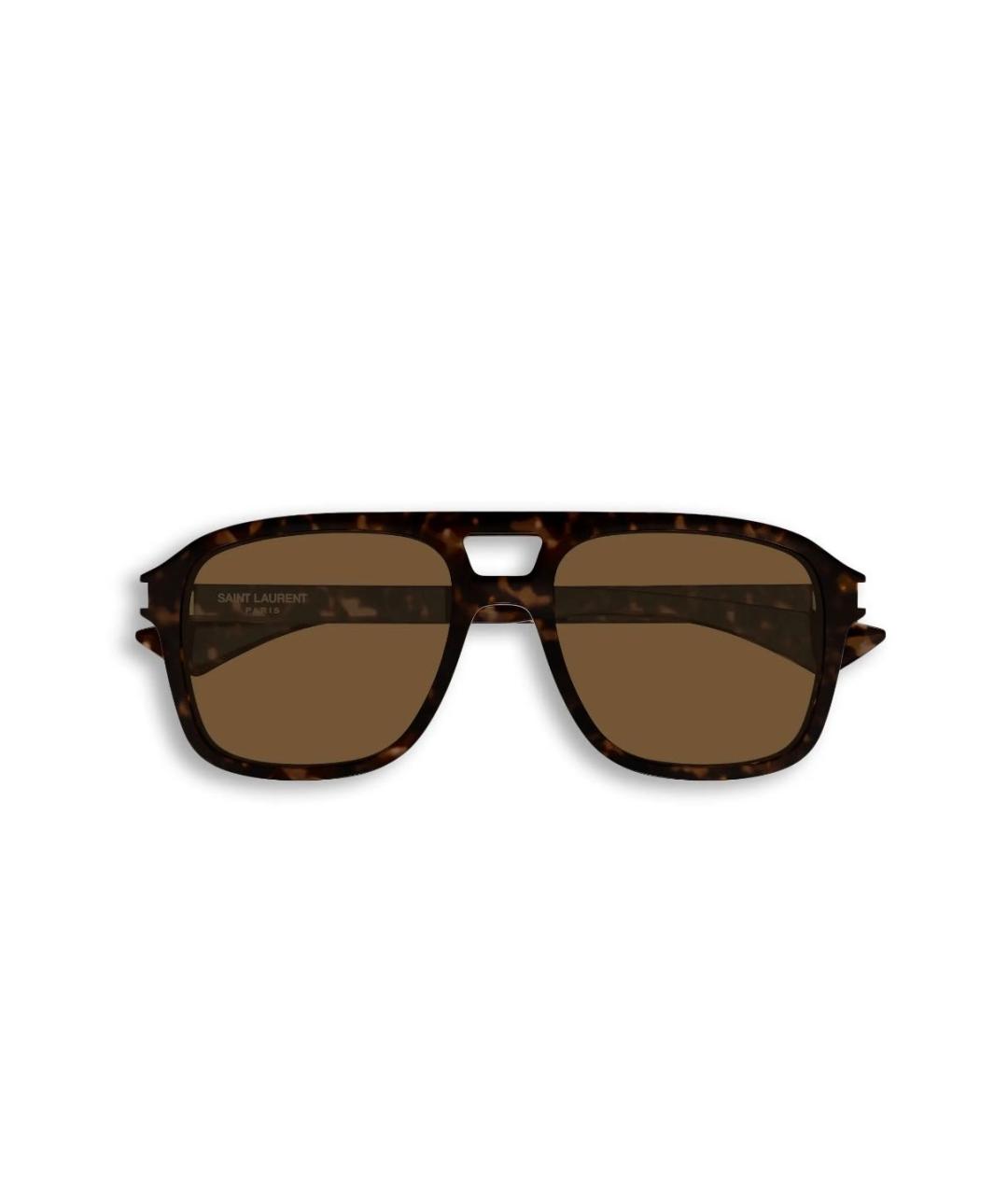 SAINT LAURENT Черные пластиковые солнцезащитные очки, фото 2