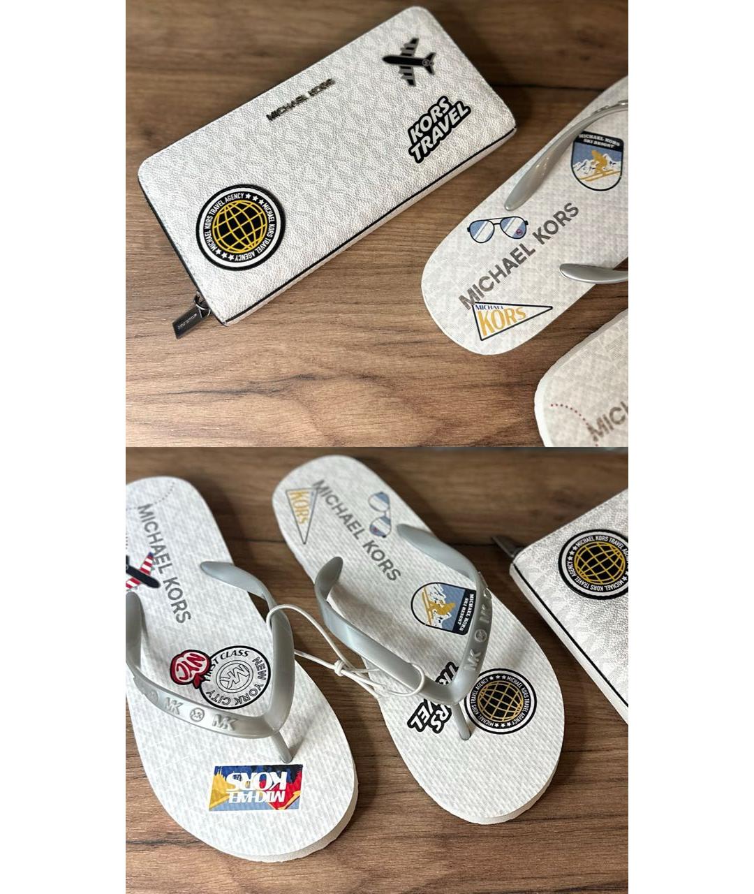 MICHAEL KORS Белый кошелек, фото 6